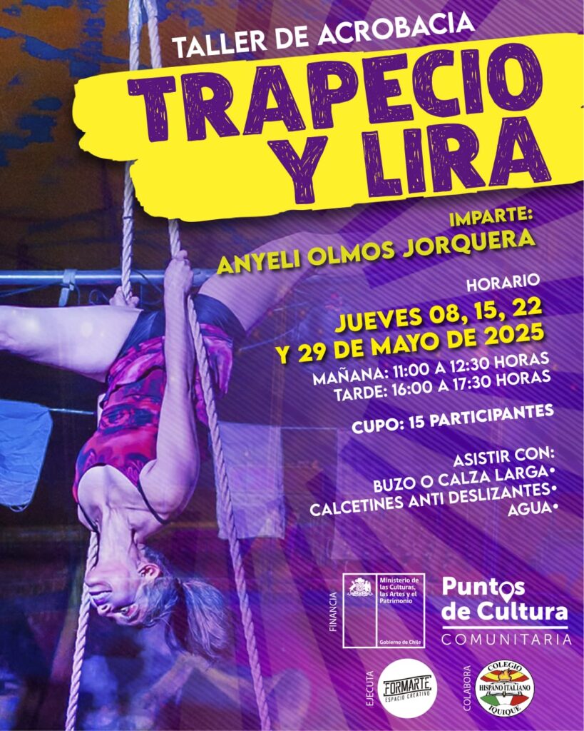 Taller de Tela y Lira en Colegio Hispano Italiano
