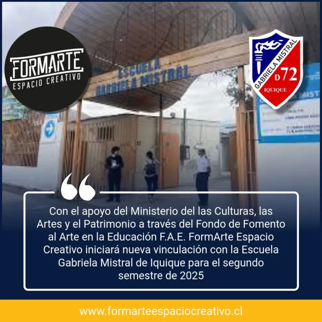 FAE 2025 - FormArte Espacio Creativo y Escuela Gabriela Mistral